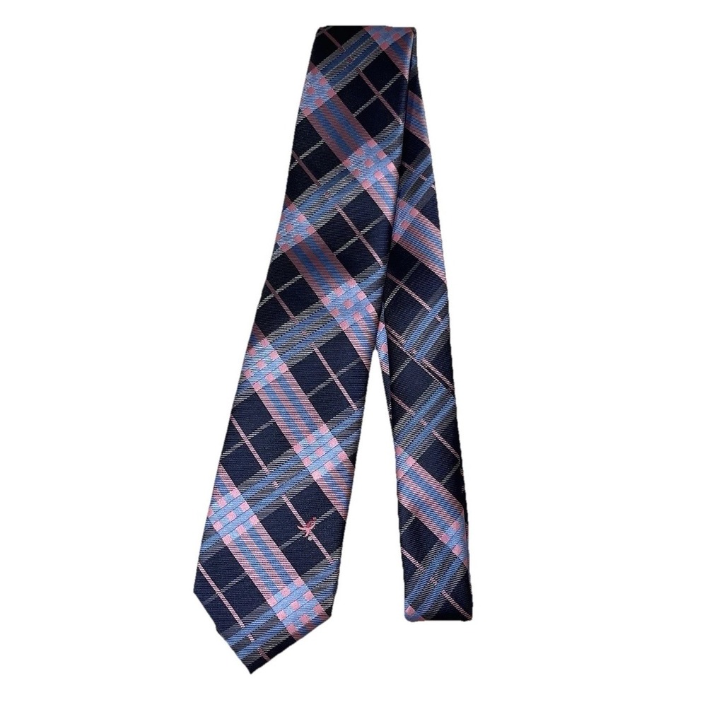Susan G Komen Pink Ribbon Breast Cancer Mens Tie Knots‎ For Hope Pink Plaid